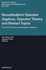 Nonselfadjoint Operator Algebras, Operator Theory, and Related Topics