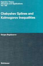 Chebyshev Splines and Kolmogorov Inequalities