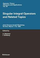 Singular Integral Operators and Related Topics: Joint German-Israeli Workshop, Tel Aviv, March 1–10, 1995