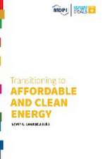 Transitioning to Affordable and Clean Energy