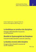 La Bioethique Au Carrefour Des Disciplines- Bioethik Im Spannungsfeld Der Disziplinen - La Bioetica Crocevia Delle Discipline