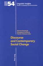 Discourse and Contemporary Social Change