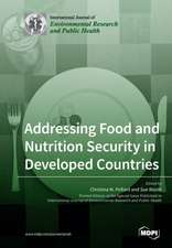 Addressing Food and Nutrition Security in Developed Countries