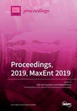 Proceedings, 2019, MaxEnt 2019