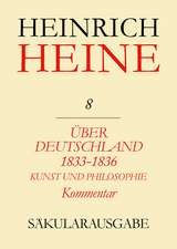 Über Deutschland 1833-1836. Aufsätze über Kunst und Philosophie. Kommentar