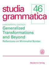 Generalized Transformations and Beyond