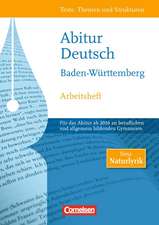 Texte, Themen und Strukturen Abitur 2016. Arbeitsheft zur Abiturvorbereitung. Neue Ausgabe für die gymnasiale Oberstufe Baden-Württemberg