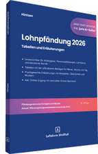 Lohnpfändung 2026