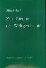 Zur Theorie der Weltgeschichte