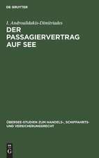 Der Passagiervertrag auf See: Eine rechtsvergleichende Darstellung