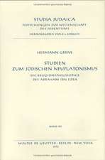 Studien zum jüdischen Neuplatonismus: Die Religionsphilosophie des Abraham Ibn Ezra