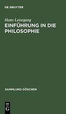 Einführung in die Philosophie