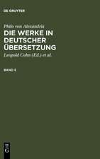 Philo von Alexandria: Die Werke in deutscher Übersetzung. Band 5