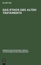 Das Ethos des Alten Testaments