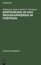 Einführung in das Programmieren in FORTRAN