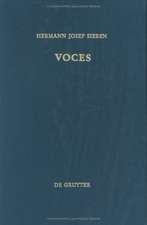 Voces: Eine Bibliographie zu Wörtern und Begriffen aus der Patristik (1918–1978)