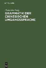 Grammatik der chinesischen Umgangssprache