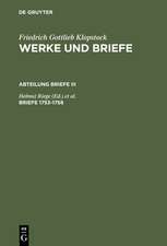 Briefe 1753-1758