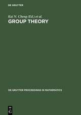 Group Theory: Proceedings of the Singapore Group Theory Conference held at the National University of Singapore, June 8-19, 1987