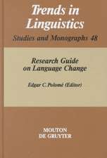 Research Guide on Language Change