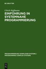 Einführung in systemnahe Programmierung: Anwenderprogramme und Datenstrukturen