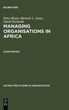 Managing Organisations in Africa