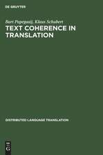 Text Coherence in Translation