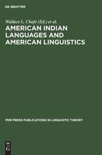 AMERICAN INDIAN LANGUAGES & AM.LING.(CHAFE) DER