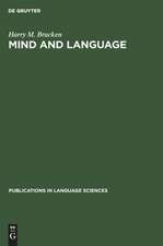 Mind and language