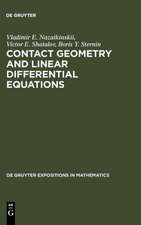 Contact Geometry and Linear Differential Equations