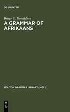 A Grammar of Afrikaans