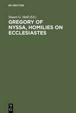 Gregory of Nyssa, Homilies on Ecclesiastes