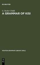 A Grammar of Kisi: A Southern Atlantic Language