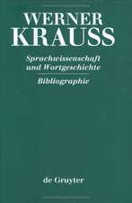 Sprachwissenschaft und Wortgeschichte