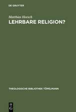 Lehrbare Religion?