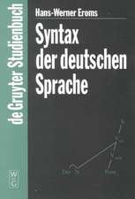 Syntax der deutschen Sprache