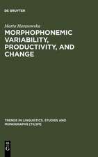 Morphophonemic Variability, Productivity, and Change: The Case of Rusyn