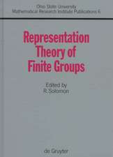 Representation Theory of Finite Groups: Proceedings of a Special Research Quarter at the Ohio State University, Spring 1995