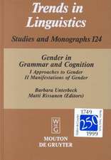 Gender in Grammar and Cognition: I: Approaches to Gender. II: Manifestations of Gender