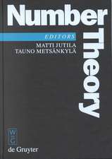 Number Theory: Proceedings of the Turku Symposium on Number Theory in Memory of Kustaa Inkeri, May 31-June 4, 1999