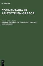 Simplicii in Aristotelis categorias commentarium