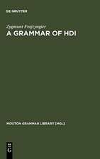 A Grammar of Hdi