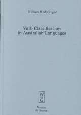 Verb Classification in Australian Languages