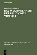 Das Weltparlament der Religionen von 1893