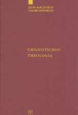 Chiliostichos Theologia: Editio princeps