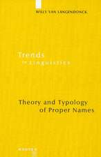 Theory and Typology of Proper Names