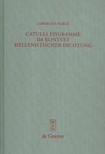 Catulls Epigramme im Kontext hellenistischer Dichtung