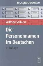 Die Personennamen im Deutschen: Eine Einführung