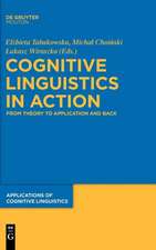 Cognitive Linguistics in Action