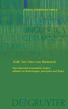 'Volk' bei Otto von Bismarck: Eine historisch-semantische Analyse anhand von Bedeutungen, Konzepten und Topoi